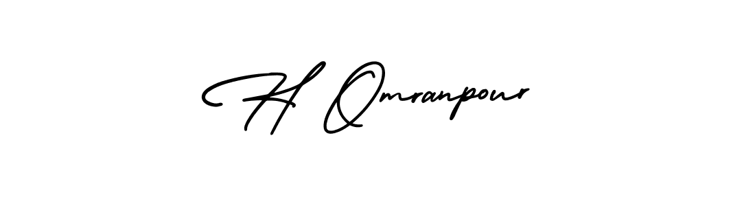 Make a beautiful signature design for name H Omranpour. Use this online signature maker to create a handwritten signature for free. H Omranpour signature style 3 images and pictures png