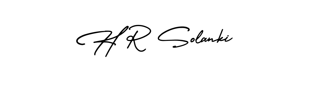 Also we have H R Solanki name is the best signature style. Create professional handwritten signature collection using AmerikaSignatureDemo-Regular autograph style. H R Solanki signature style 3 images and pictures png