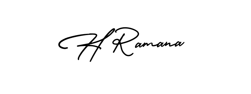 Make a short H Ramana signature style. Manage your documents anywhere anytime using AmerikaSignatureDemo-Regular. Create and add eSignatures, submit forms, share and send files easily. H Ramana signature style 3 images and pictures png