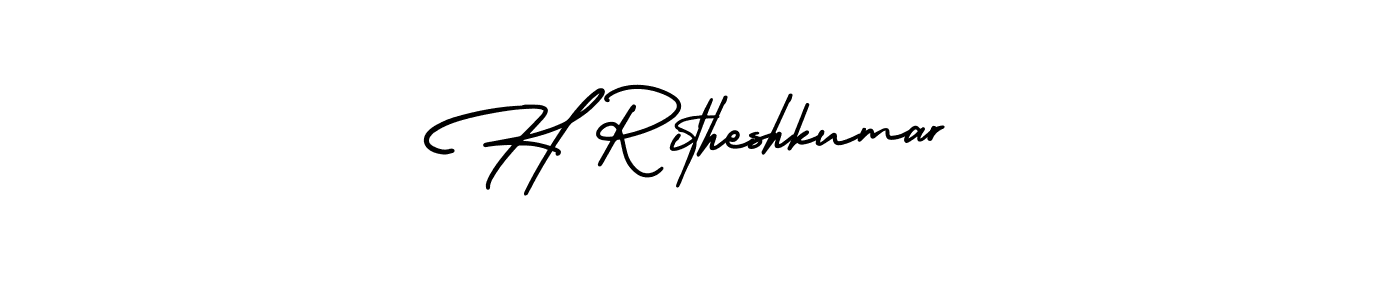 Check out images of Autograph of H Ritheshkumar name. Actor H Ritheshkumar Signature Style. AmerikaSignatureDemo-Regular is a professional sign style online. H Ritheshkumar signature style 3 images and pictures png