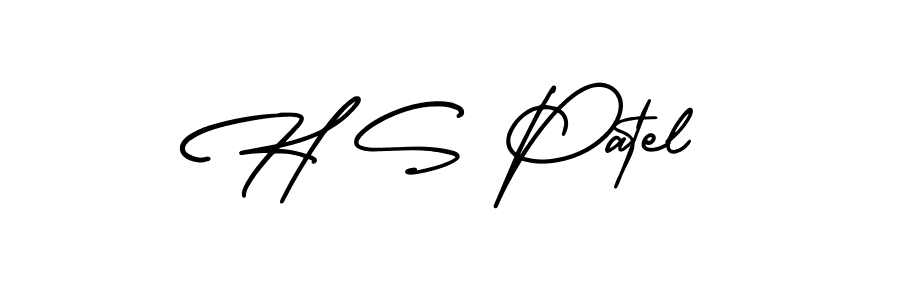 It looks lik you need a new signature style for name H S Patel. Design unique handwritten (AmerikaSignatureDemo-Regular) signature with our free signature maker in just a few clicks. H S Patel signature style 3 images and pictures png