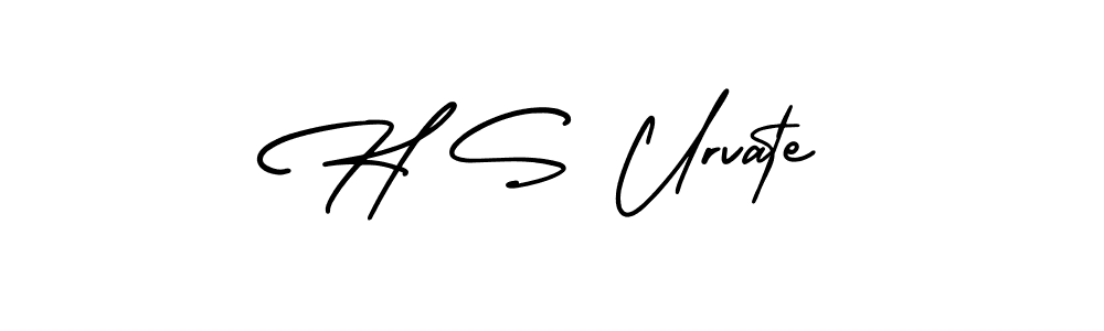 Also You can easily find your signature by using the search form. We will create H S Urvate name handwritten signature images for you free of cost using AmerikaSignatureDemo-Regular sign style. H S Urvate signature style 3 images and pictures png