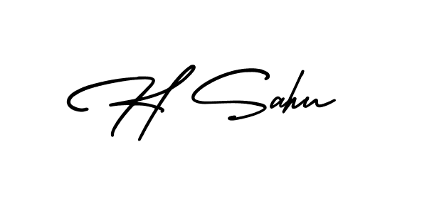 Make a short H Sahu signature style. Manage your documents anywhere anytime using AmerikaSignatureDemo-Regular. Create and add eSignatures, submit forms, share and send files easily. H Sahu signature style 3 images and pictures png