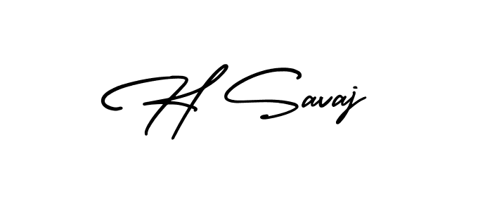 How to make H Savaj signature? AmerikaSignatureDemo-Regular is a professional autograph style. Create handwritten signature for H Savaj name. H Savaj signature style 3 images and pictures png