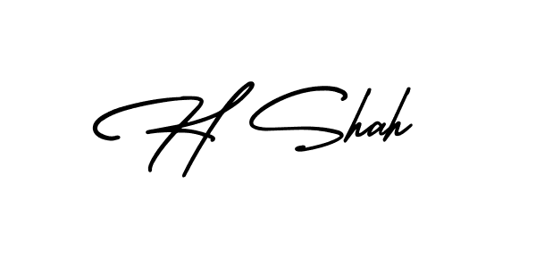 Also we have H Shah name is the best signature style. Create professional handwritten signature collection using AmerikaSignatureDemo-Regular autograph style. H Shah signature style 3 images and pictures png