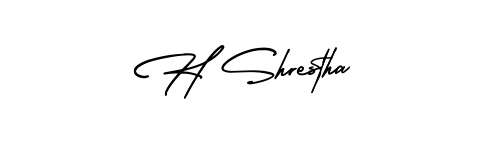 Also You can easily find your signature by using the search form. We will create H Shrestha name handwritten signature images for you free of cost using AmerikaSignatureDemo-Regular sign style. H Shrestha signature style 3 images and pictures png