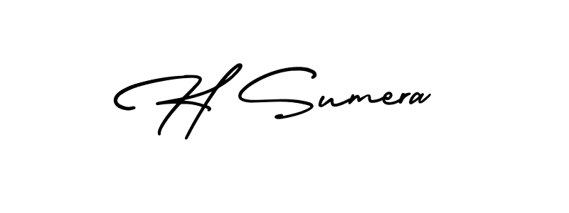 Make a short H Sumera signature style. Manage your documents anywhere anytime using AmerikaSignatureDemo-Regular. Create and add eSignatures, submit forms, share and send files easily. H Sumera signature style 3 images and pictures png