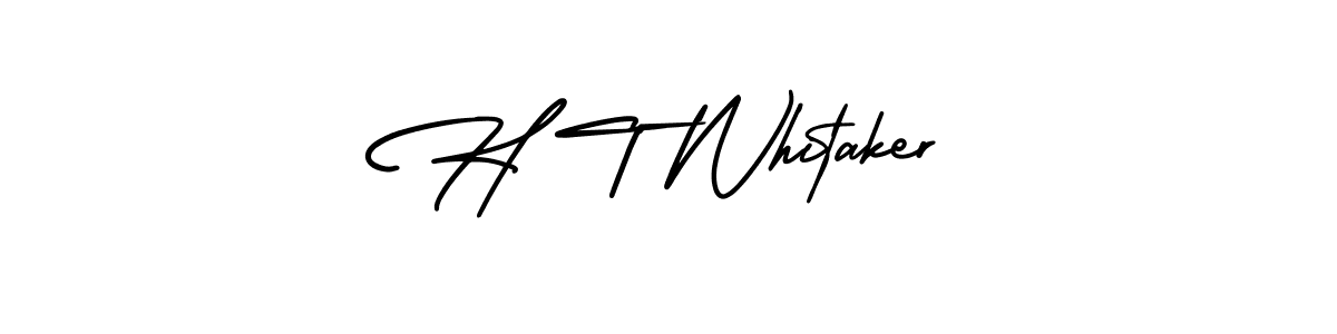 Similarly AmerikaSignatureDemo-Regular is the best handwritten signature design. Signature creator online .You can use it as an online autograph creator for name H T Whitaker. H T Whitaker signature style 3 images and pictures png