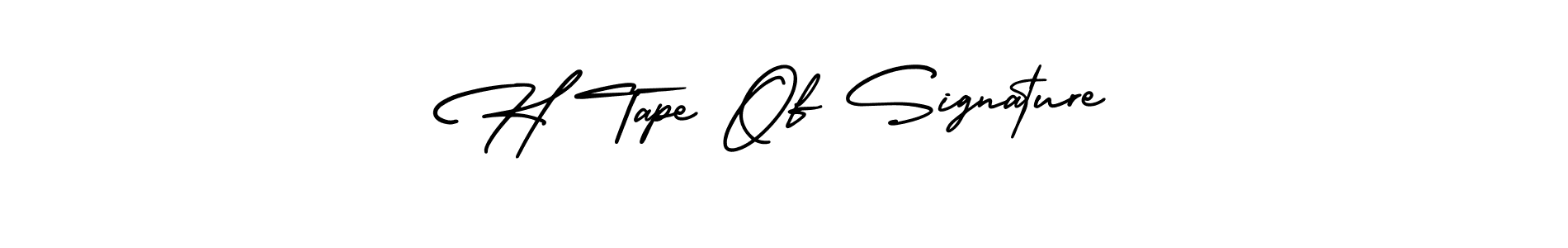 This is the best signature style for the H Tape Of Signature name. Also you like these signature font (AmerikaSignatureDemo-Regular). Mix name signature. H Tape Of Signature signature style 3 images and pictures png