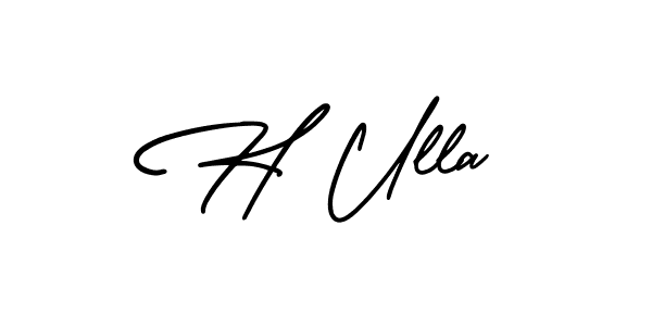 You can use this online signature creator to create a handwritten signature for the name H Ulla. This is the best online autograph maker. H Ulla signature style 3 images and pictures png