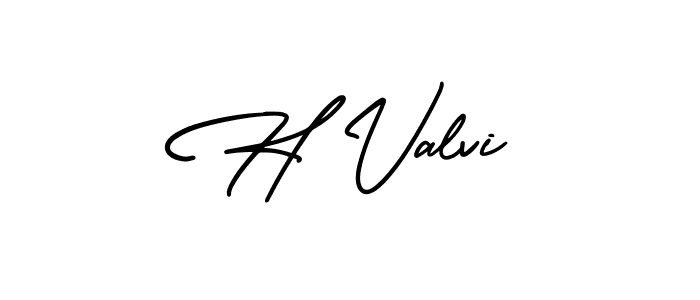 AmerikaSignatureDemo-Regular is a professional signature style that is perfect for those who want to add a touch of class to their signature. It is also a great choice for those who want to make their signature more unique. Get H Valvi name to fancy signature for free. H Valvi signature style 3 images and pictures png