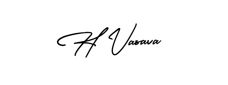Make a short H Vasava signature style. Manage your documents anywhere anytime using AmerikaSignatureDemo-Regular. Create and add eSignatures, submit forms, share and send files easily. H Vasava signature style 3 images and pictures png