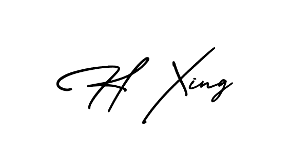 if you are searching for the best signature style for your name H Xing. so please give up your signature search. here we have designed multiple signature styles  using AmerikaSignatureDemo-Regular. H Xing signature style 3 images and pictures png