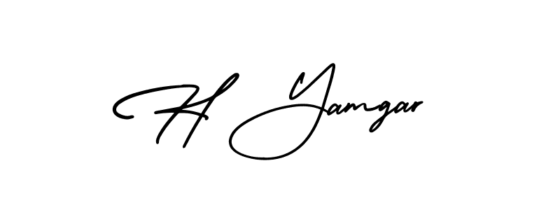 Here are the top 10 professional signature styles for the name H Yamgar. These are the best autograph styles you can use for your name. H Yamgar signature style 3 images and pictures png