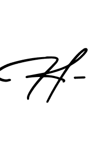 Make a beautiful signature design for name H-. Use this online signature maker to create a handwritten signature for free. H- signature style 3 images and pictures png