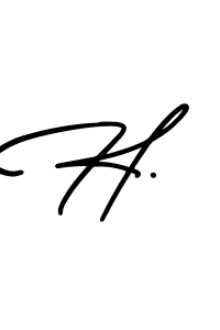 The best way (AmerikaSignatureDemo-Regular) to make a short signature is to pick only two or three words in your name. The name H. include a total of six letters. For converting this name. H. signature style 3 images and pictures png