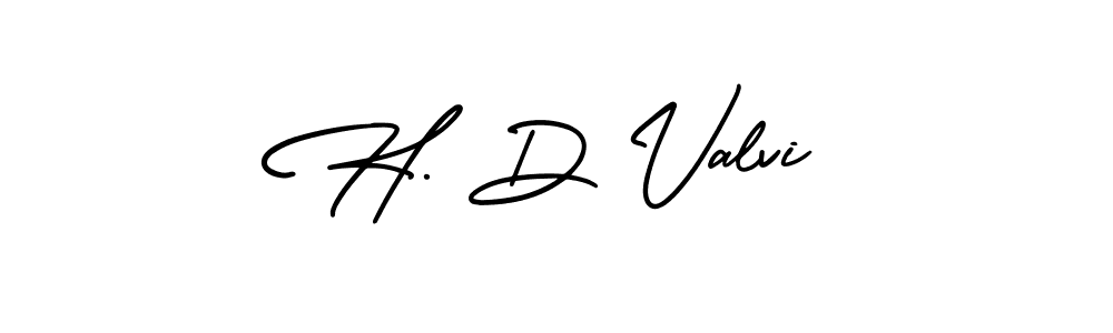 Make a beautiful signature design for name H. D Valvi. Use this online signature maker to create a handwritten signature for free. H. D Valvi signature style 3 images and pictures png