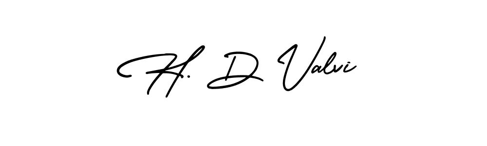 How to Draw H. D Valvi signature style? AmerikaSignatureDemo-Regular is a latest design signature styles for name H. D Valvi. H. D Valvi signature style 3 images and pictures png
