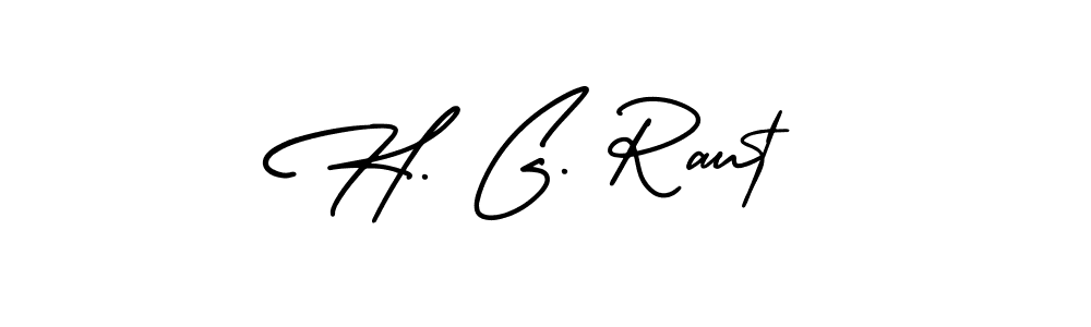 Best and Professional Signature Style for H. G. Raut. AmerikaSignatureDemo-Regular Best Signature Style Collection. H. G. Raut signature style 3 images and pictures png