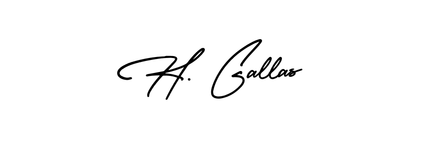 How to make H. Gallas signature? AmerikaSignatureDemo-Regular is a professional autograph style. Create handwritten signature for H. Gallas name. H. Gallas signature style 3 images and pictures png