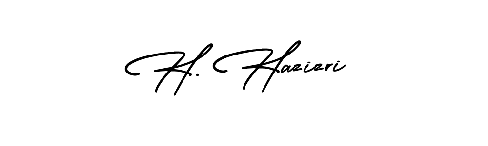 Also we have H. Hazizri name is the best signature style. Create professional handwritten signature collection using AmerikaSignatureDemo-Regular autograph style. H. Hazizri signature style 3 images and pictures png