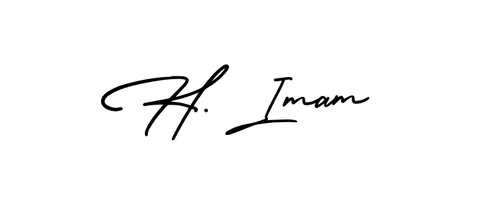 See photos of H. Imam official signature by Spectra . Check more albums & portfolios. Read reviews & check more about AmerikaSignatureDemo-Regular font. H. Imam signature style 3 images and pictures png