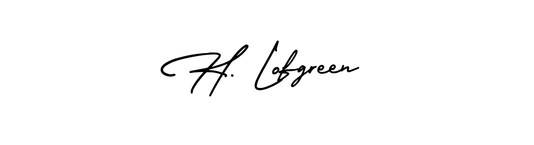 See photos of H. Lofgreen official signature by Spectra . Check more albums & portfolios. Read reviews & check more about AmerikaSignatureDemo-Regular font. H. Lofgreen signature style 3 images and pictures png