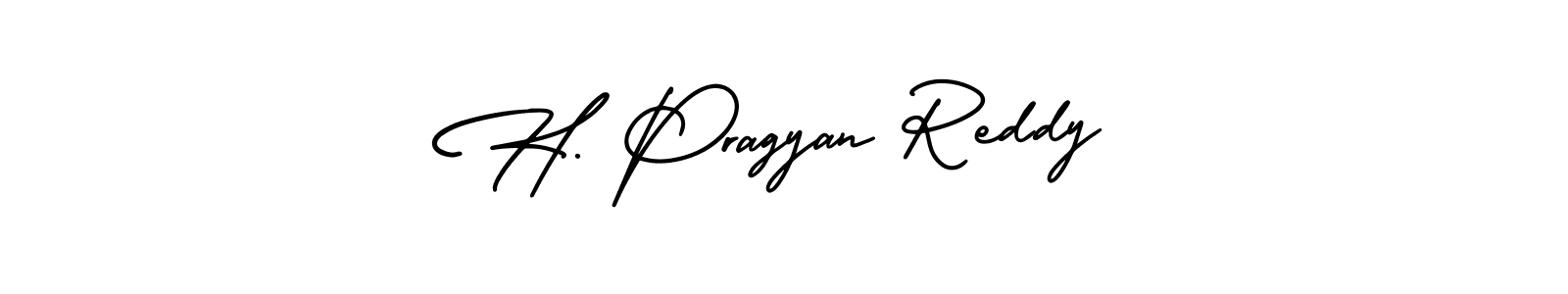 Best and Professional Signature Style for H. Pragyan Reddy. AmerikaSignatureDemo-Regular Best Signature Style Collection. H. Pragyan Reddy signature style 3 images and pictures png