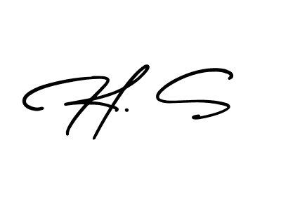 Similarly AmerikaSignatureDemo-Regular is the best handwritten signature design. Signature creator online .You can use it as an online autograph creator for name H. S. H. S signature style 3 images and pictures png