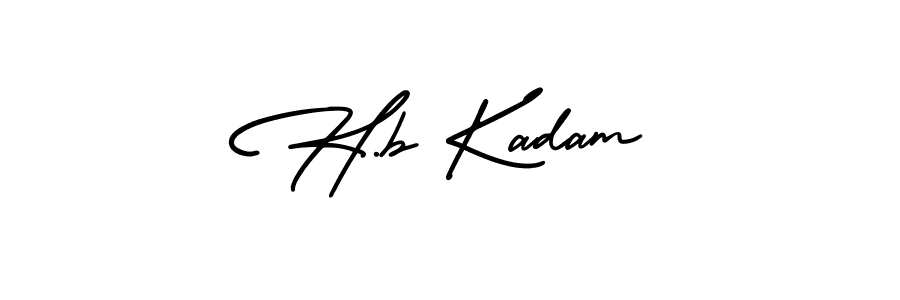 Here are the top 10 professional signature styles for the name H.b Kadam. These are the best autograph styles you can use for your name. H.b Kadam signature style 3 images and pictures png