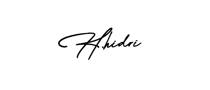 It looks lik you need a new signature style for name H.hidri. Design unique handwritten (AmerikaSignatureDemo-Regular) signature with our free signature maker in just a few clicks. H.hidri signature style 3 images and pictures png