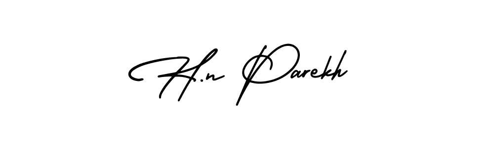 How to Draw H.n Parekh signature style? AmerikaSignatureDemo-Regular is a latest design signature styles for name H.n Parekh. H.n Parekh signature style 3 images and pictures png