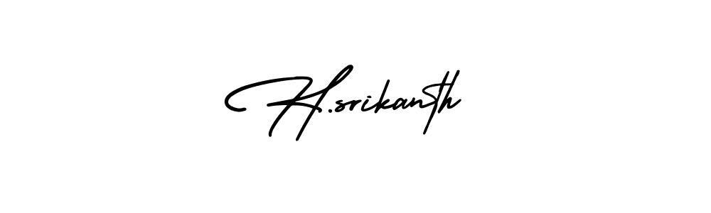 if you are searching for the best signature style for your name H.srikanth. so please give up your signature search. here we have designed multiple signature styles  using AmerikaSignatureDemo-Regular. H.srikanth signature style 3 images and pictures png