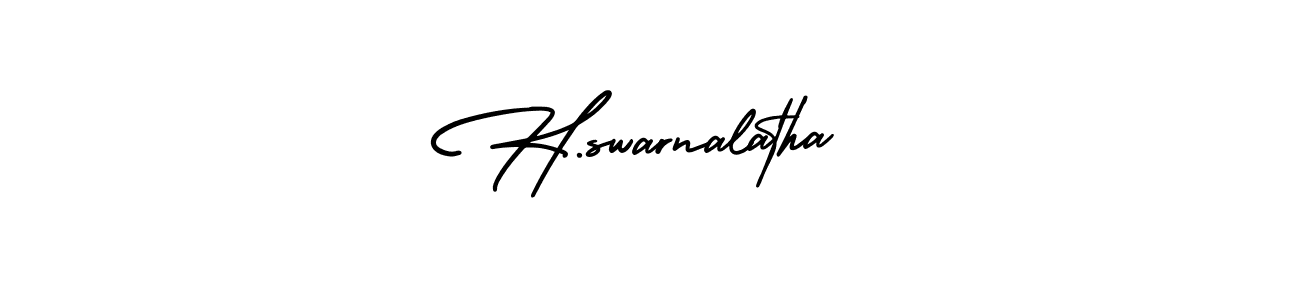 Best and Professional Signature Style for H.swarnalatha. AmerikaSignatureDemo-Regular Best Signature Style Collection. H.swarnalatha signature style 3 images and pictures png