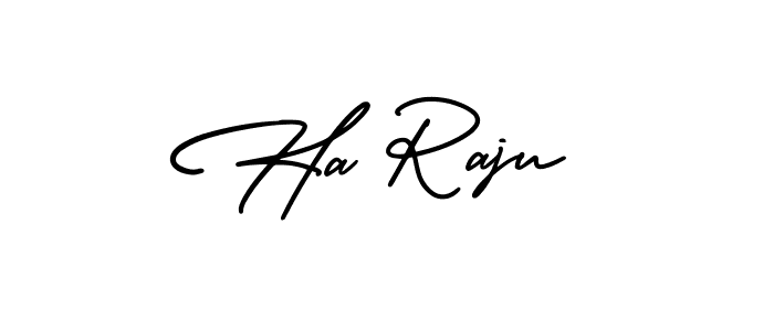 How to Draw Ha Raju signature style? AmerikaSignatureDemo-Regular is a latest design signature styles for name Ha Raju. Ha Raju signature style 3 images and pictures png