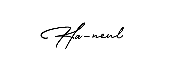 This is the best signature style for the Ha-neul name. Also you like these signature font (AmerikaSignatureDemo-Regular). Mix name signature. Ha-neul signature style 3 images and pictures png