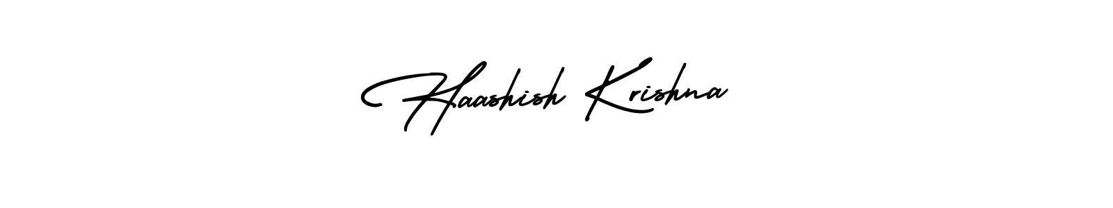 Design your own signature with our free online signature maker. With this signature software, you can create a handwritten (AmerikaSignatureDemo-Regular) signature for name Haashish Krishna. Haashish Krishna signature style 3 images and pictures png