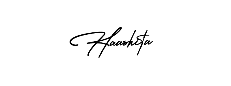 Similarly AmerikaSignatureDemo-Regular is the best handwritten signature design. Signature creator online .You can use it as an online autograph creator for name Haashita. Haashita signature style 3 images and pictures png