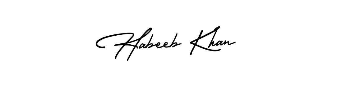 Similarly AmerikaSignatureDemo-Regular is the best handwritten signature design. Signature creator online .You can use it as an online autograph creator for name Habeeb Khan. Habeeb Khan signature style 3 images and pictures png