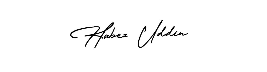 Best and Professional Signature Style for Habez Uddin. AmerikaSignatureDemo-Regular Best Signature Style Collection. Habez Uddin signature style 3 images and pictures png