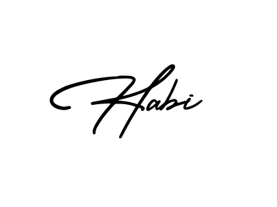 Make a beautiful signature design for name Habi. Use this online signature maker to create a handwritten signature for free. Habi signature style 3 images and pictures png
