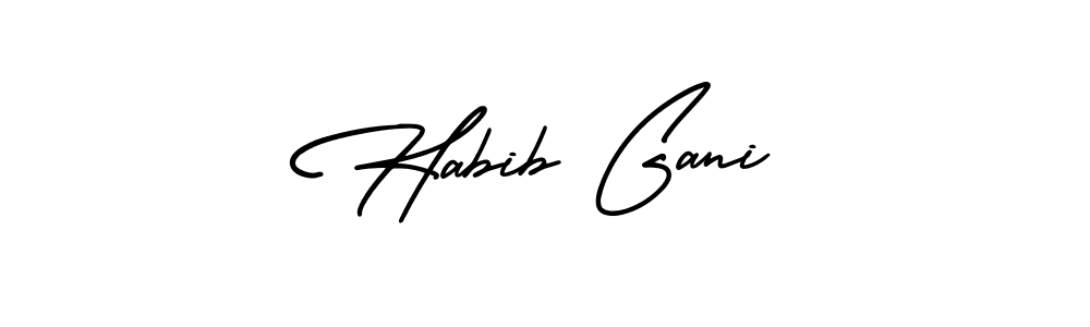 Make a short Habib Gani signature style. Manage your documents anywhere anytime using AmerikaSignatureDemo-Regular. Create and add eSignatures, submit forms, share and send files easily. Habib Gani signature style 3 images and pictures png