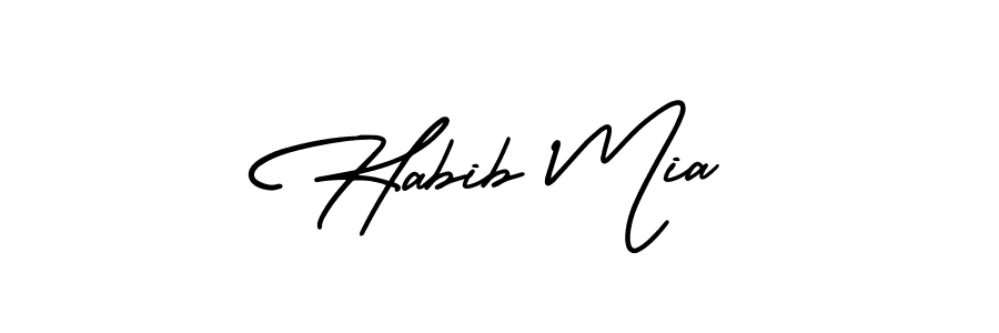 See photos of Habib Mia official signature by Spectra . Check more albums & portfolios. Read reviews & check more about AmerikaSignatureDemo-Regular font. Habib Mia signature style 3 images and pictures png