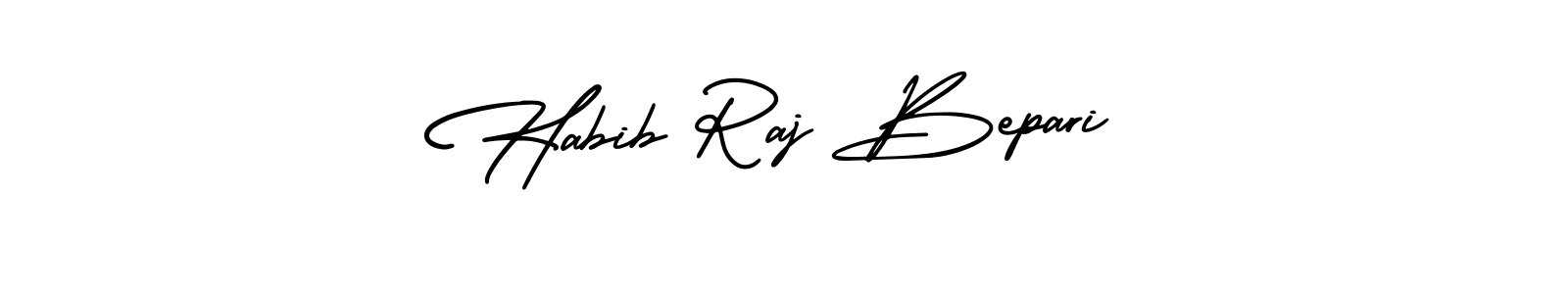 How to make Habib Raj Bepari signature? AmerikaSignatureDemo-Regular is a professional autograph style. Create handwritten signature for Habib Raj Bepari name. Habib Raj Bepari signature style 3 images and pictures png