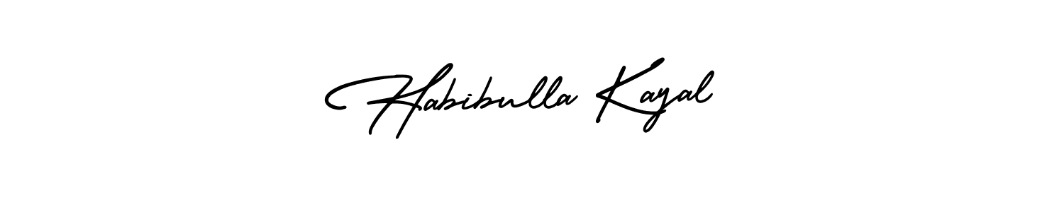 You can use this online signature creator to create a handwritten signature for the name Habibulla Kayal. This is the best online autograph maker. Habibulla Kayal signature style 3 images and pictures png