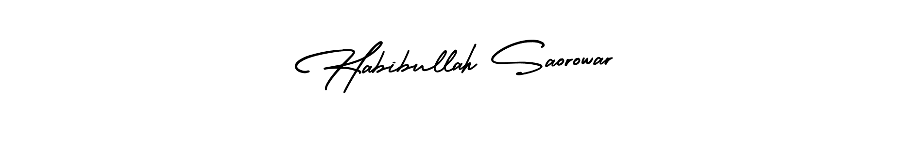 Once you've used our free online signature maker to create your best signature AmerikaSignatureDemo-Regular style, it's time to enjoy all of the benefits that Habibullah Saorowar name signing documents. Habibullah Saorowar signature style 3 images and pictures png