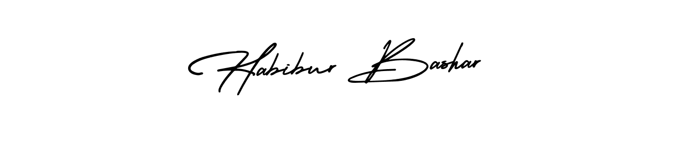 Habibur Bashar stylish signature style. Best Handwritten Sign (AmerikaSignatureDemo-Regular) for my name. Handwritten Signature Collection Ideas for my name Habibur Bashar. Habibur Bashar signature style 3 images and pictures png