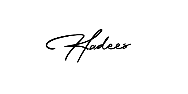 How to make Hadees signature? AmerikaSignatureDemo-Regular is a professional autograph style. Create handwritten signature for Hadees name. Hadees signature style 3 images and pictures png