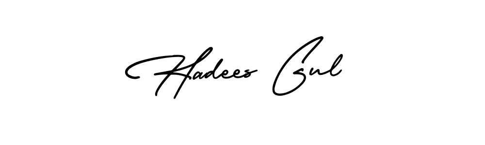 How to make Hadees Gul signature? AmerikaSignatureDemo-Regular is a professional autograph style. Create handwritten signature for Hadees Gul name. Hadees Gul signature style 3 images and pictures png