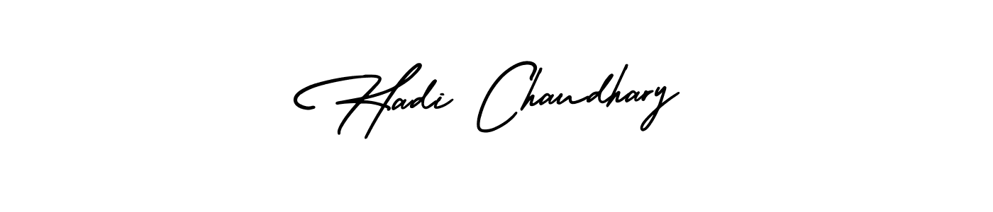 See photos of Hadi Chaudhary official signature by Spectra . Check more albums & portfolios. Read reviews & check more about AmerikaSignatureDemo-Regular font. Hadi Chaudhary signature style 3 images and pictures png